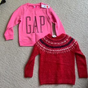 Little girls sweater bundle